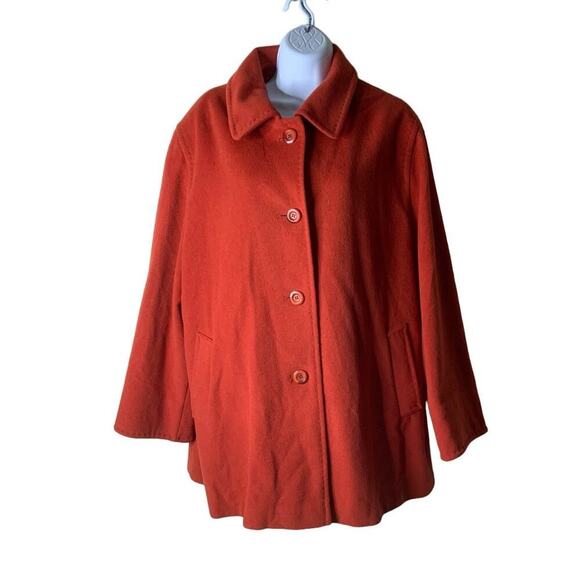 Vintage Christian Berg Stockhom Jacket Women XL Long Sleeve Wool Cashmere Formal - Picture 3 of 9